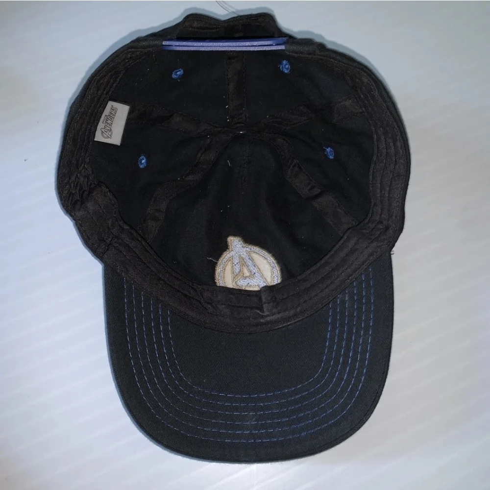 Black Avengers Adjustable Snapback Hat/ Baseball Cap - Picture 2 of 7